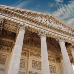 Római betonból készült Pantheon, az építőanyag rendkívül tartós